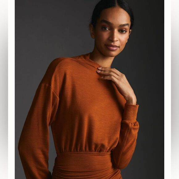 Daily Practice by Anthropologie Ruched Cozy Dress size Medium - Picture 4 of 16